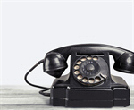Сlipart Telephone Retro Revival Old-fashioned Black Rotary Phone   BillionPhotos