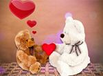Сlipart Teddy Bear Heart Shape Valentine's Day Love Toy   BillionPhotos