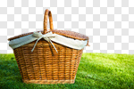 Сlipart Picnic Basket Picnic Basket Grass Flower photo cut out BillionPhotos