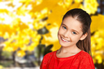 Сlipart smiling girl child smart clever preschooler   BillionPhotos