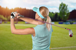 Сlipart golf woman golfer female swing   BillionPhotos