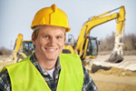 Сlipart excavator worker foreman truck builder   BillionPhotos