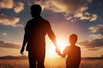 Сlipart dad kid boy silhouette adult   BillionPhotos
