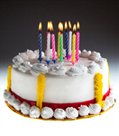 Сlipart Birthday Cake Cake Birthday Candle Large Group of Objects photo  BillionPhotos