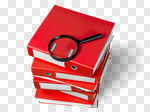 Сlipart File Document Ring Binder Magnifying Glass Data photo cut out BillionPhotos