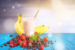 Сlipart Milk Shake Smoothie Breakfast Fruit Banana Strawberry   BillionPhotos