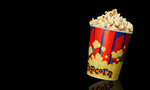 Сlipart flying popcorn film background black   BillionPhotos