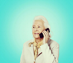 Сlipart Telephone Senior Adult Women On The Phone People   BillionPhotos