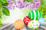 Сlipart easter egg decoration white red   BillionPhotos