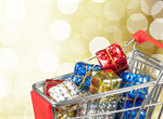 Сlipart Christmas Shopping Gift Shopping Cart Retail   BillionPhotos