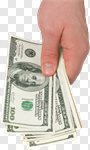 Сlipart Currency Human Hand Paper Currency Dollar Sign Wealth photo cut out BillionPhotos