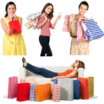 Сlipart Valentine's Day Women Shopping Gift Heart Shape   BillionPhotos