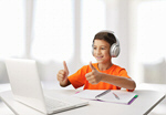 Сlipart children headphones school boy cheerful   BillionPhotos