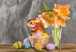 Сlipart easter decoration design white rabbit   BillionPhotos