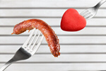 Сlipart Sausage Barbecue Fork Hot Dog Heat   BillionPhotos