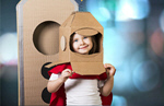 Сlipart child kid play box astronaut   BillionPhotos