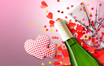 Сlipart valentine wine background candy champagne   BillionPhotos