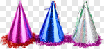 Сlipart Party Hat Party Christmas Hat Cone photo cut out BillionPhotos