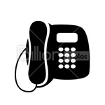 Сlipart Phone Telephone Electronics Industry Communication Technology vector icon cut out BillionPhotos
