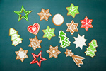 Сlipart gingerbread background star decoration white   BillionPhotos
