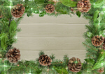 Сlipart Garland Christmas Holiday Lush Foliage Frame   BillionPhotos