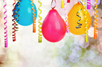 Сlipart Party Balloon Backgrounds Celebration Streamer   BillionPhotos