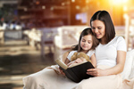Сlipart cuddle daughter family 5-6 years old adult   BillionPhotos