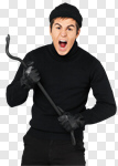 Сlipart Burglar Thief Stealing Criminal Hooligan photo cut out BillionPhotos