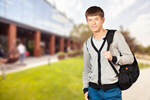Сlipart student college portrait 20s backpack   BillionPhotos