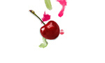 Сlipart artistic berry bright cherries cherries isolated   BillionPhotos