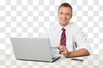 Сlipart Men Businessman Business Computer Laptop photo cut out BillionPhotos