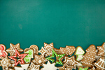 Сlipart gingerbread white paper background closeup   BillionPhotos