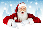 Сlipart Santa Claus Christmas Clock Frame Time   BillionPhotos