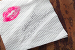 Сlipart Infidelity Napkin Lipstick Number Lipstick Kiss photo  BillionPhotos