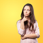 Сlipart think girl hair idea beautiful   BillionPhotos