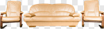 Сlipart Sofa Furniture Isolated Comfortable Empty photo cut out BillionPhotos