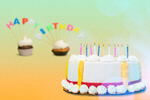 Сlipart birthday cake background 5 banner   BillionPhotos