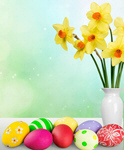 Сlipart easter background card greeting decoration   BillionPhotos