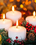 Сlipart Christmas Candle Advent Wreath Holiday photo  BillionPhotos