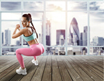 Сlipart fit woman exercise active girl   BillionPhotos