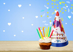 Сlipart birthday cake background baked banner   BillionPhotos