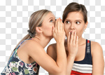Сlipart Whispering Gossip Mystery Women Secrecy photo cut out BillionPhotos