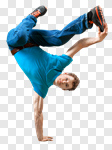 Сlipart Breakdancing Hip Hop Handstand Acrobat Men photo cut out BillionPhotos