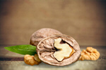 Сlipart delicious walnut nut set closeup leaves   BillionPhotos