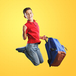 Сlipart school backpack kid jump child   BillionPhotos