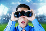 Сlipart Binoculars Looking Through Window Marketing Business Men   BillionPhotos