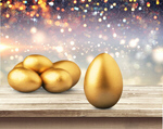 Сlipart egg golden gold easter white   BillionPhotos