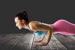 Сlipart planking static stretching woman abs   BillionPhotos