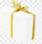 Сlipart Gift Gold Box Gift Box Christmas photo cut out BillionPhotos