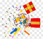 Сlipart Open gift box box decoration minimal party photo cut out BillionPhotos